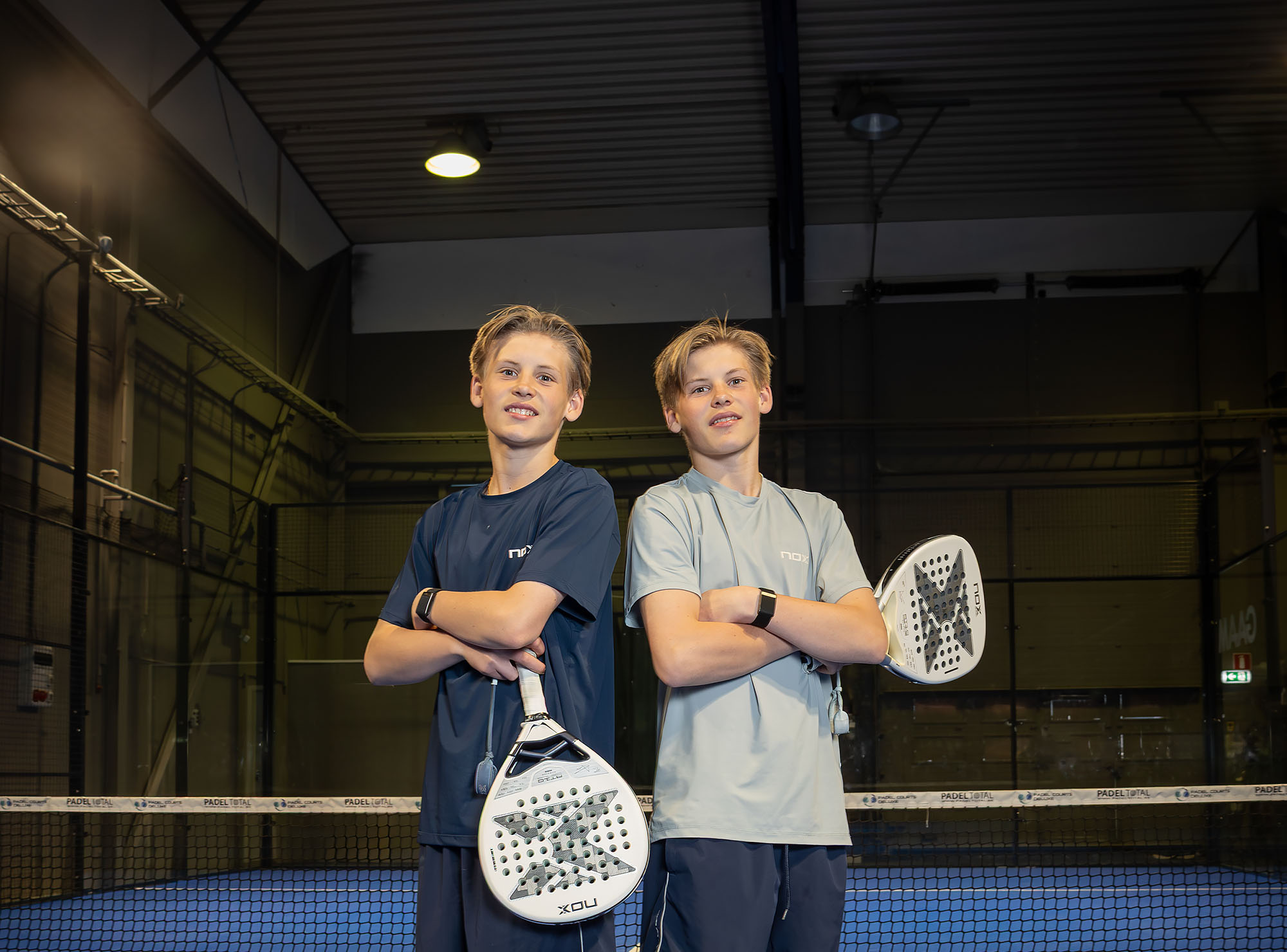 Bröderna William och Wiggo Johansson satsar mot världstoppen i padel.